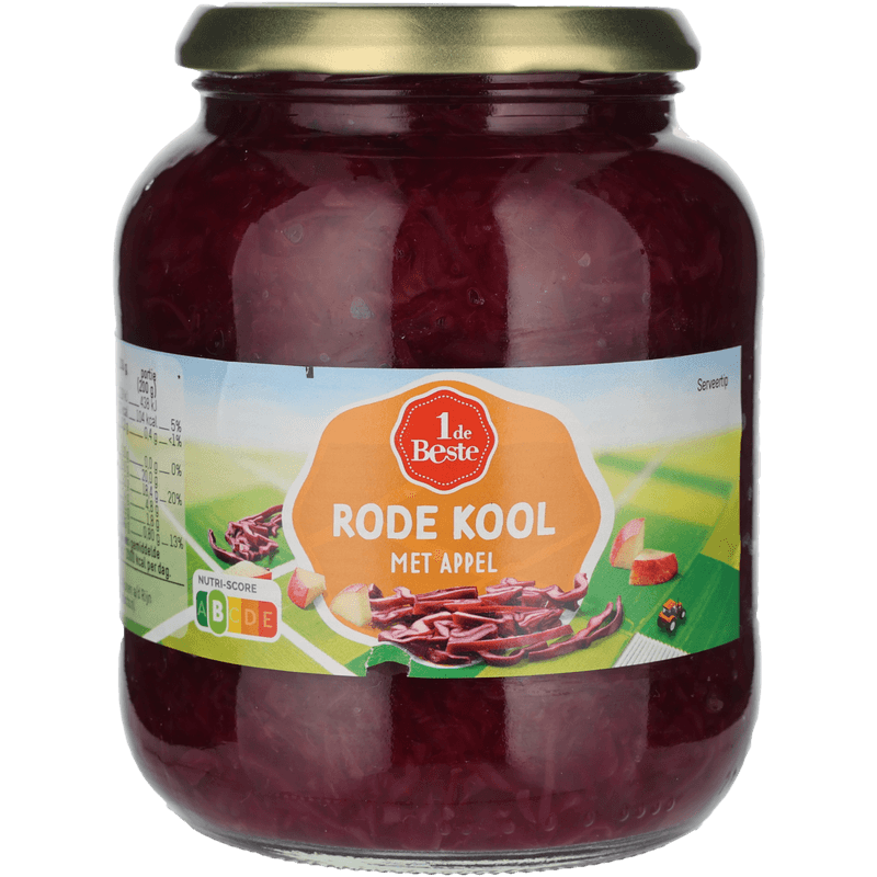 1 De Beste Rode kool met appel
