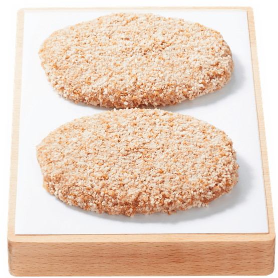 Foto van Vleeschmeesters Varkenschnitzel naturel 2 st. op witte achtergrond