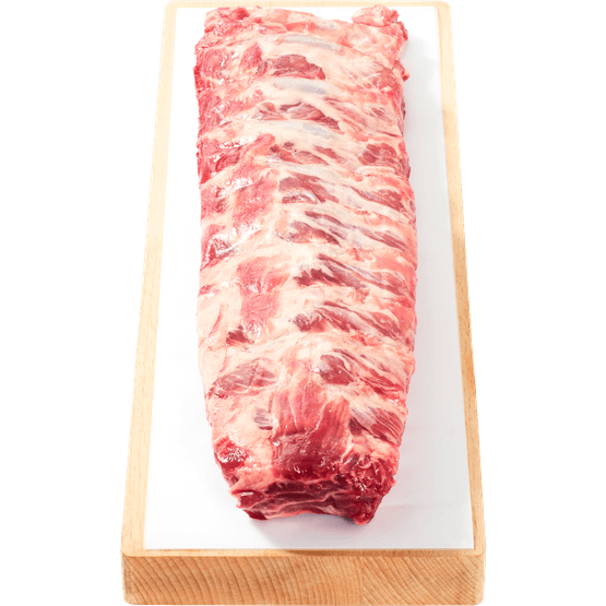 Foto van Vleeschmeesters Sparerib vers naturel op witte achtergrond