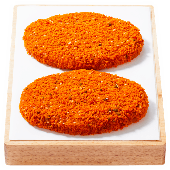 Foto van Vleeschmeesters Varkensschnitzel zigeuner 2 st. op witte achtergrond