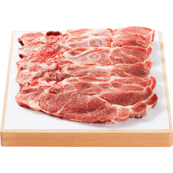 Foto van Vleeschmeesters Actie schouderkarbonade 5 stuks op witte achtergrond