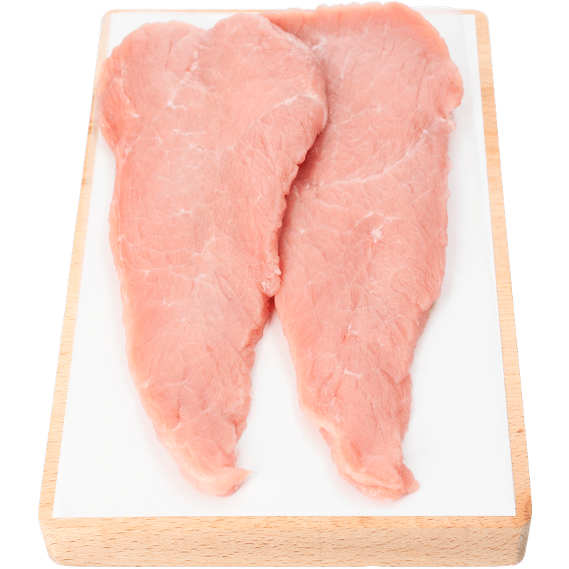 Vleeschmeesters Actie varkensschnitzel naturel 2 st.