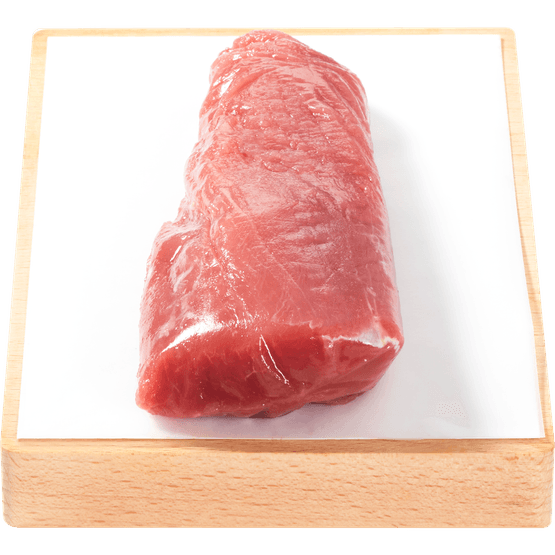 Foto van Vleeschmeesters Varkenshaas lang op witte achtergrond