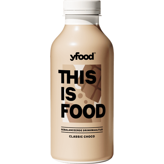 Foto van yfood Classic choco op witte achtergrond