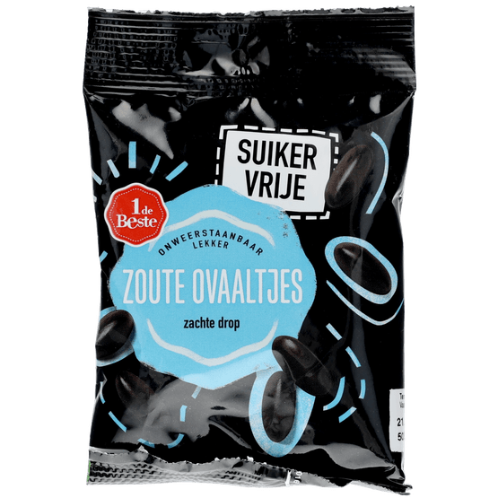 Foto van 1 de Beste Zoute ovaaltjes suikervrij op witte achtergrond