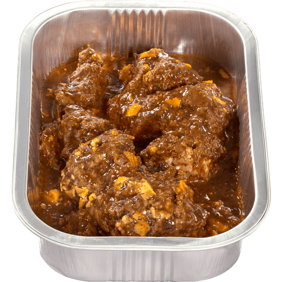 Foto van Vleeschmeesters Rendang op witte achtergrond