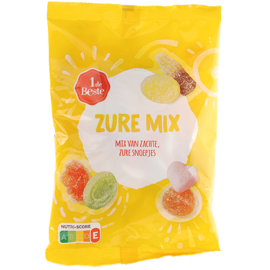 Foto van 1 de Beste Zure mix op witte achtergrond