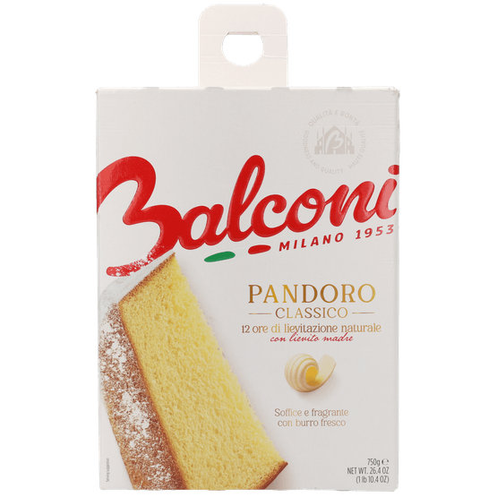 Foto van Balconi Pandoro classico op witte achtergrond