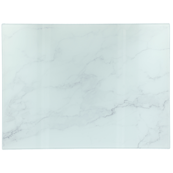 Foto van Snijplank glas 40x30cm op witte achtergrond