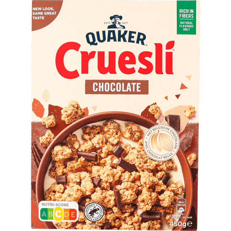 Quaker Cruesli chocolade