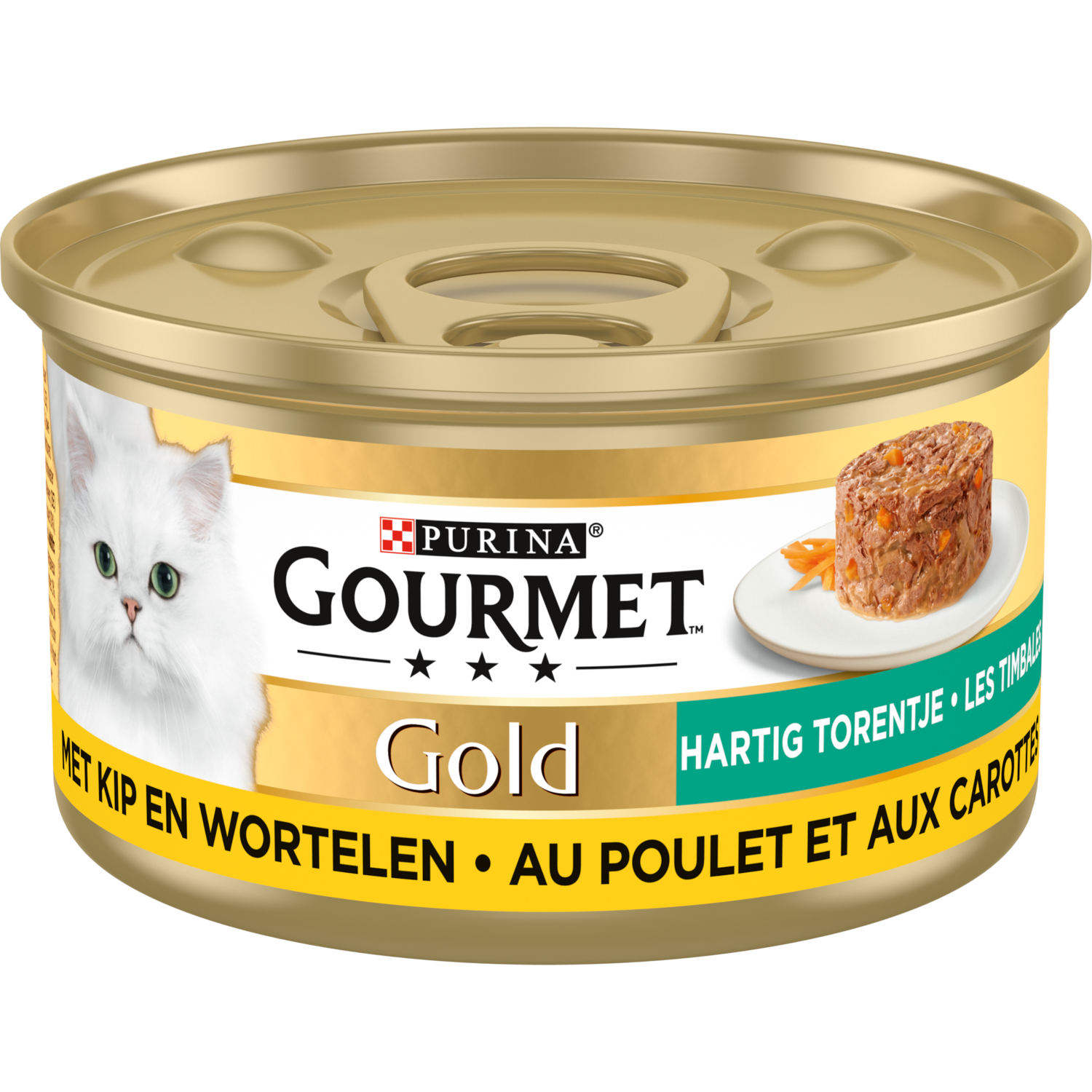 Gourmet Gold hartig torentje kip en wortel