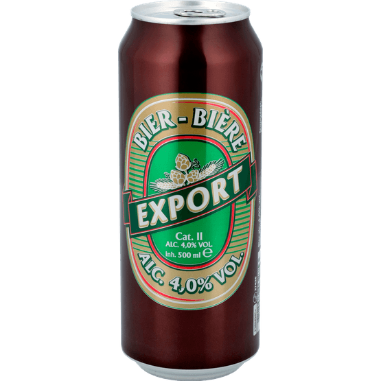 Foto van Export Bier op witte achtergrond