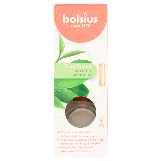Bolsius Geurstokjes true scents groene thee
