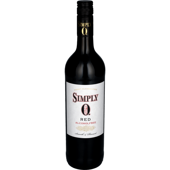 Foto van Simply 0 Rood alcoholvrij op witte achtergrond