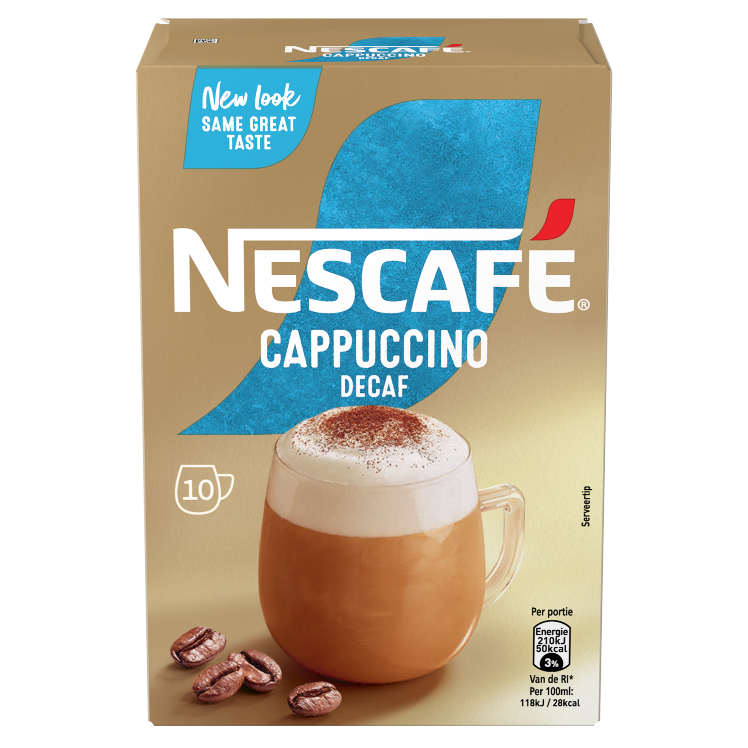 Nescafé Oploskoffie cappuccino cafeïnevrij