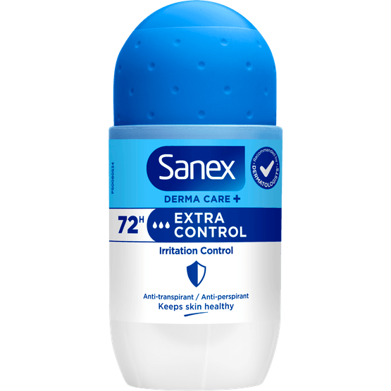 Foto van Sanex Deoroller extra control op witte achtergrond