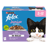 Thumbnail van variant Felix Kattenvoer nat original junior multipack 12 stuks