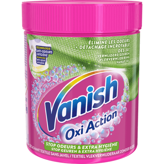 Foto van Vanish Wasmiddelversterker extra hygiene op witte achtergrond