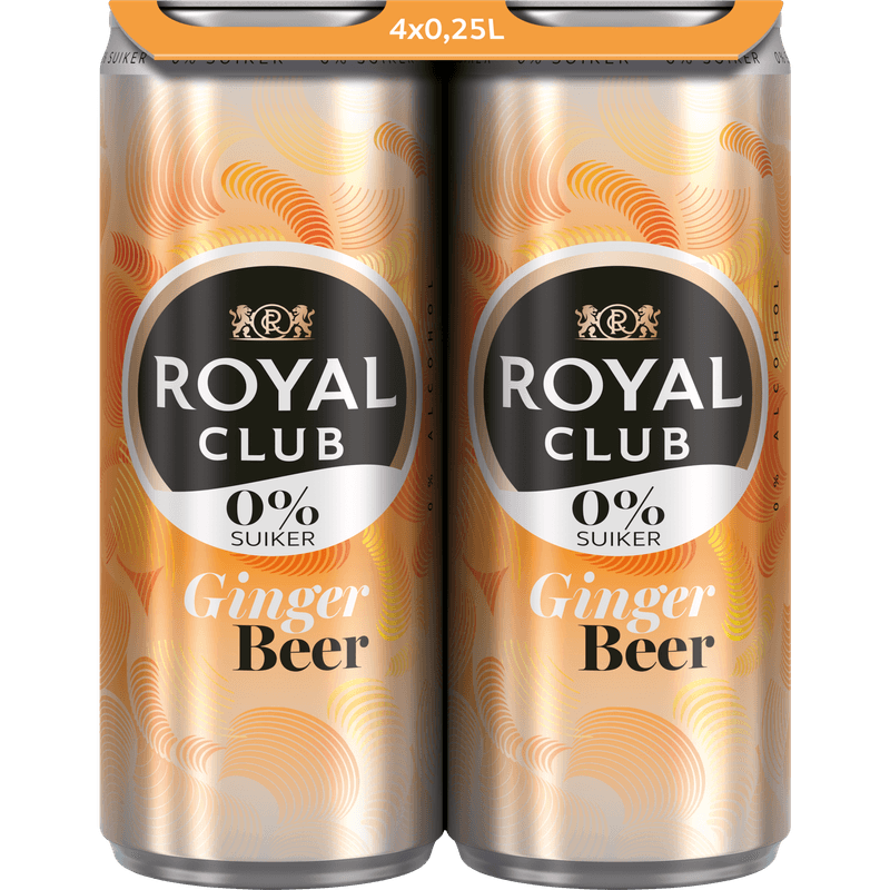 Royal Club Ginger Beer 0% 4 x 250ML