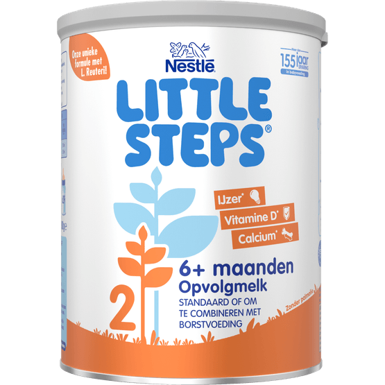 Foto van Nestlé Babyvoeding little steps 2 6+mnd op witte achtergrond