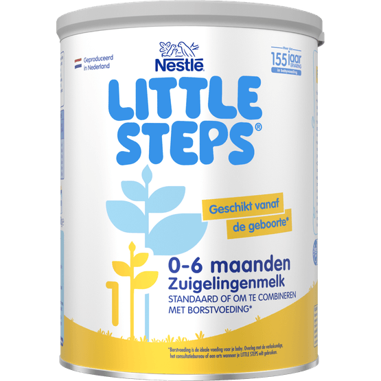 Foto van Nestlé Babyvoeding little steps 0-6mnd op witte achtergrond