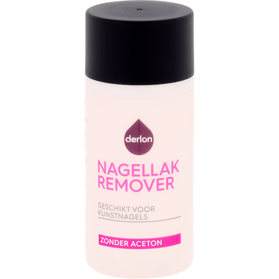 Foto van Derlon Nagellakremover zonder aceton op witte achtergrond