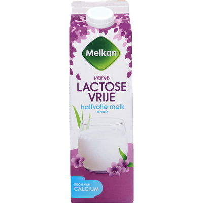 Melkan Halfvolle melk lactosevrij - 1 liter