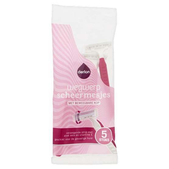 Foto van Derlon Scheermesjes wegwerp op witte achtergrond