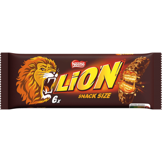 Foto van Nestlé Lion op witte achtergrond