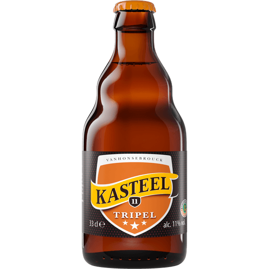 Foto van Kasteel Tripel op witte achtergrond