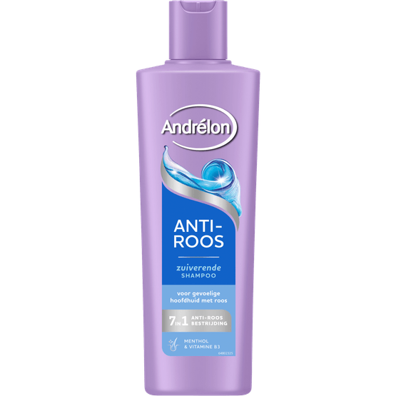Foto van Andrélon Shampoo antiroos op witte achtergrond