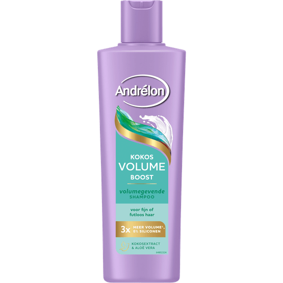 Foto van Andrélon Shampoo volume boost op witte achtergrond