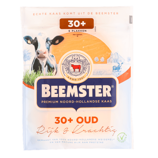 Foto van Beemster Oud 30+ plakken op witte achtergrond