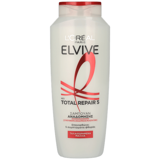 Foto van Elvive Shampoo total repair op witte achtergrond