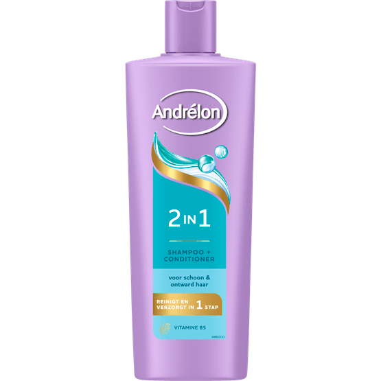 Foto van Andrélon Shampoo 2 in 1 op witte achtergrond