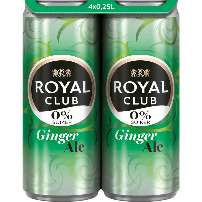 Royal Club Ginger Ale 0% 4 x 250ML