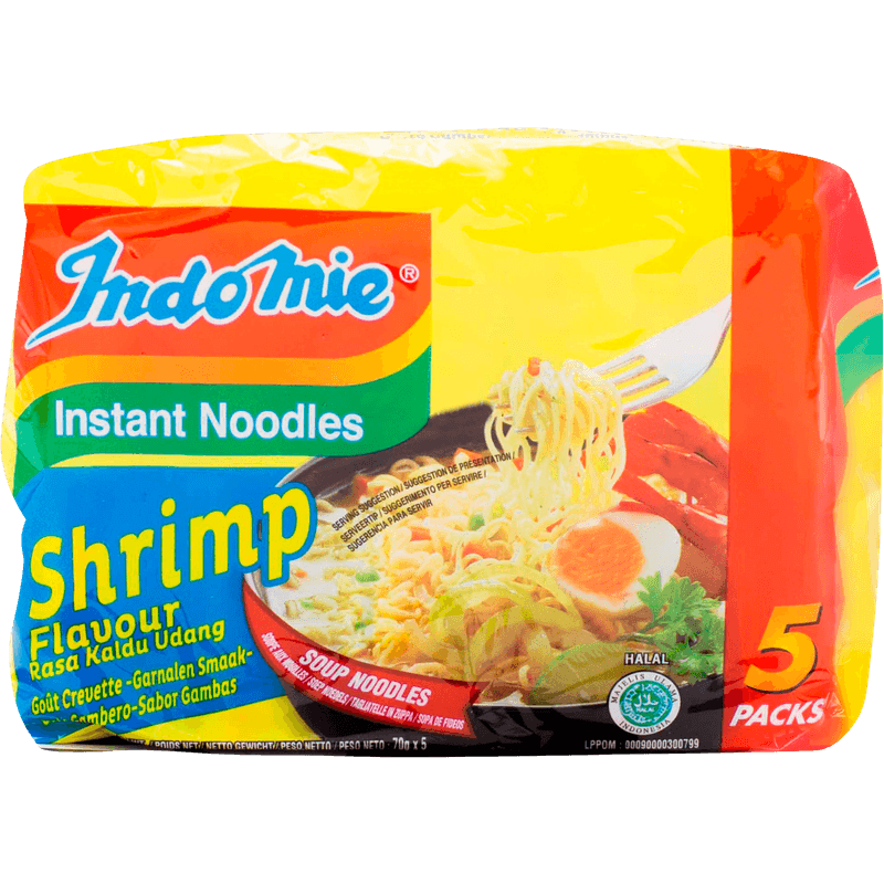 Indomie Noodles shrimp 5 stuks