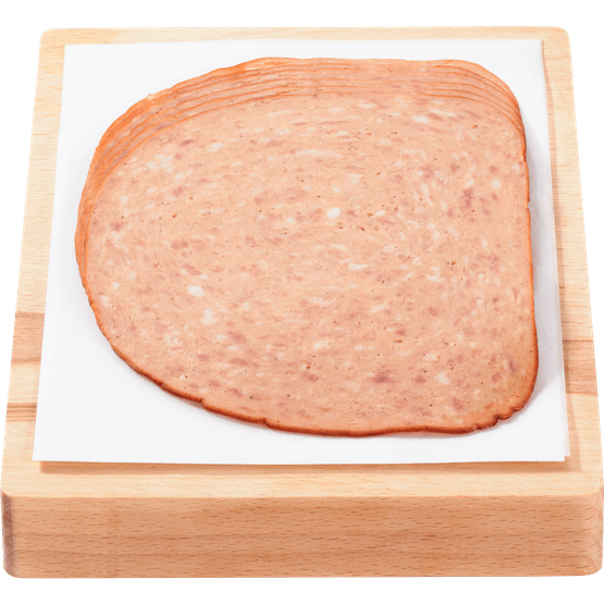 Foto van 1 de Beste Slagers gebraden gehakt op witte achtergrond