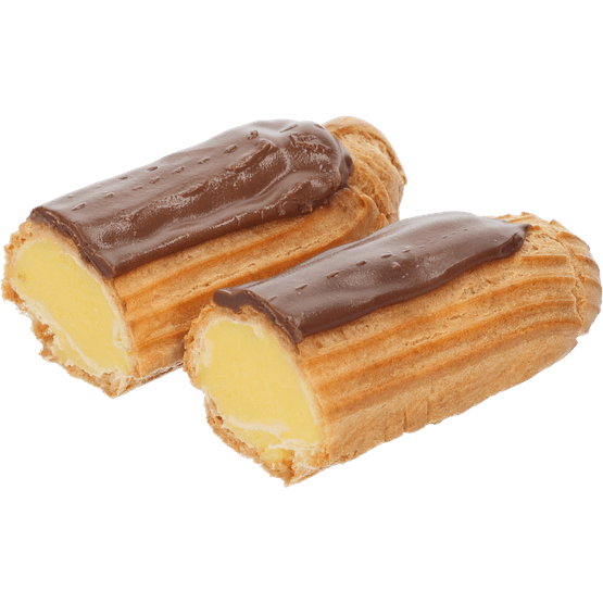 Foto van Pure Ambacht Belgische Eclairs op witte achtergrond