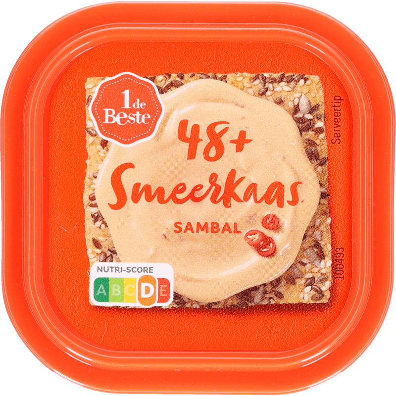 1 De Beste Smeerkaas sambal 48+