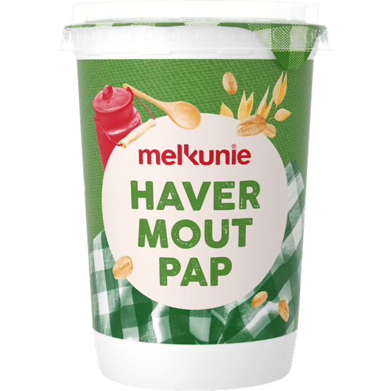 Foto van Melkunie Havermoutpap op witte achtergrond