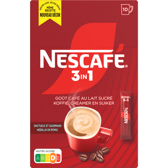 Foto van Nescafé Original 3 in 1 op witte achtergrond