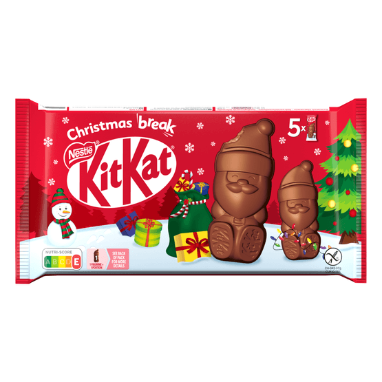 Foto van Nestlé Santas 5-pack op witte achtergrond