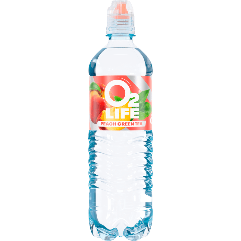 O2Life Mineraalwater green tea peach