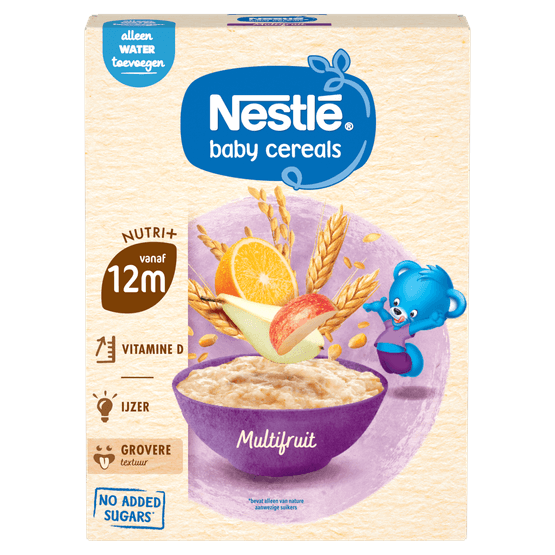 Foto van Nestlé Pyamapapje 12+ maanden multifruit op witte achtergrond