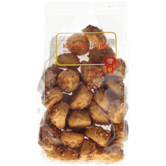 Foto van Kaasbolletjes op witte achtergrond