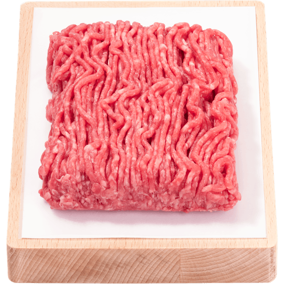 Foto van Vleeschmeesters Actie half om half gehakt op witte achtergrond