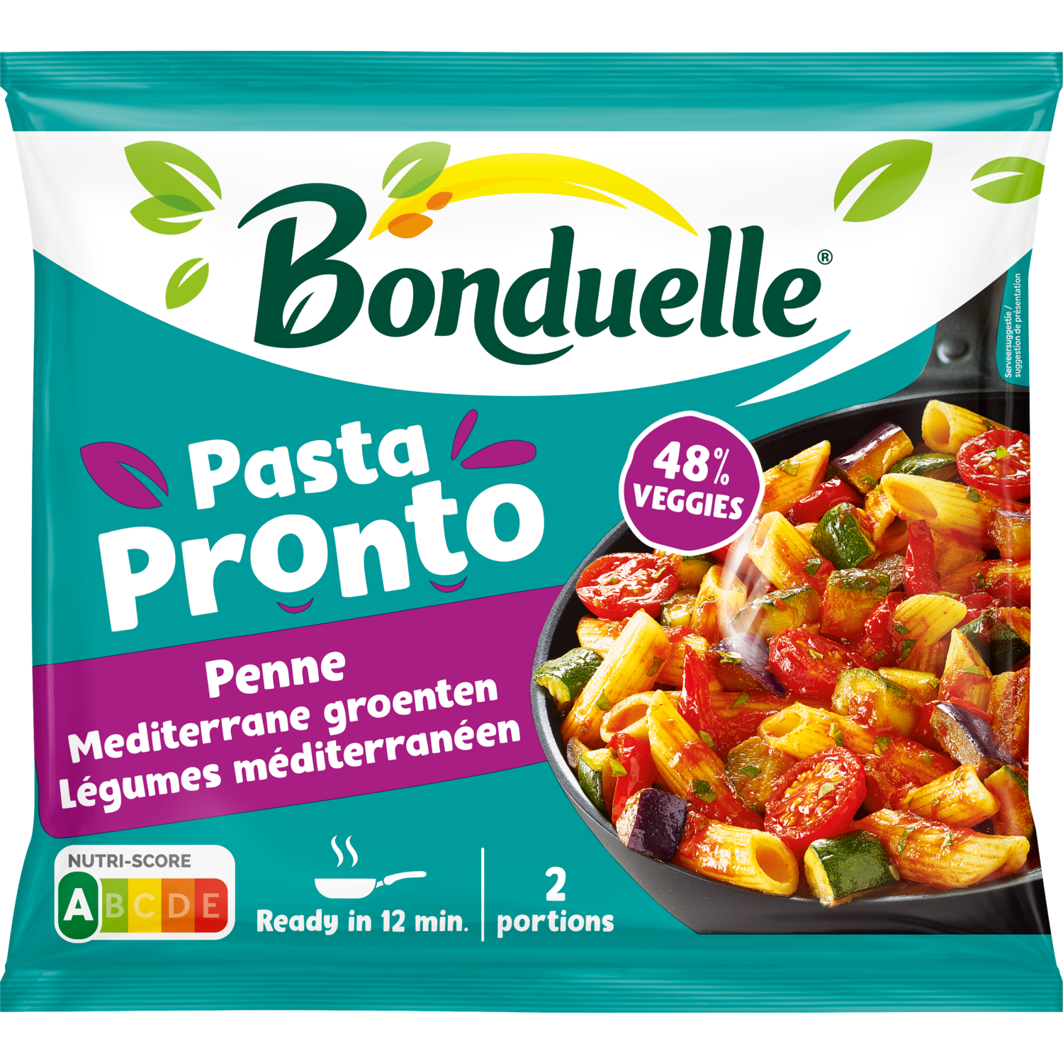 Bonduelle Pasta pronto penne mediterrane groente