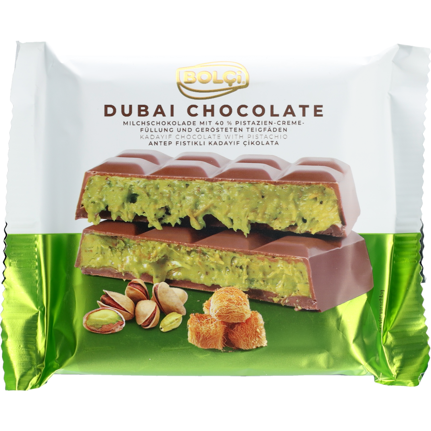Bolci Dubai chocoladereep pistachio kadayif