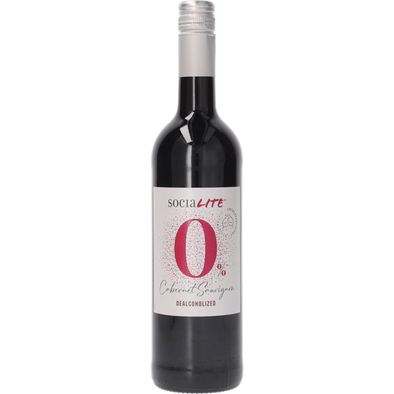 Foto van Socialite Cabernet sauvignon 0% op witte achtergrond